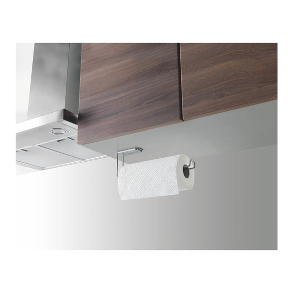 Hõbedane teras majapidamispaberi hoidja seinalekinnituv – Metaltex-image-3