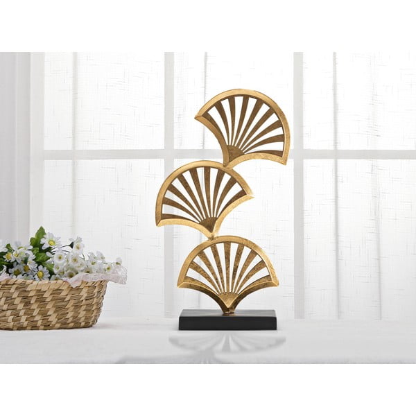 Metallist statuett kuldse kaunistusega Triple Leaf - Mauro Ferretti-image-2