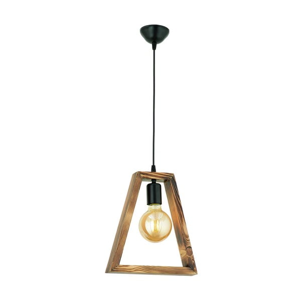 Rippvalgusti, mis on valmistatud sarvepuust Geometrik Triangle - Opviq lights