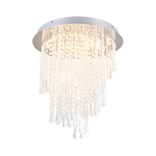 Hõbedane LED laevalgusti ø 45 cm Pomp - Trio-image-1