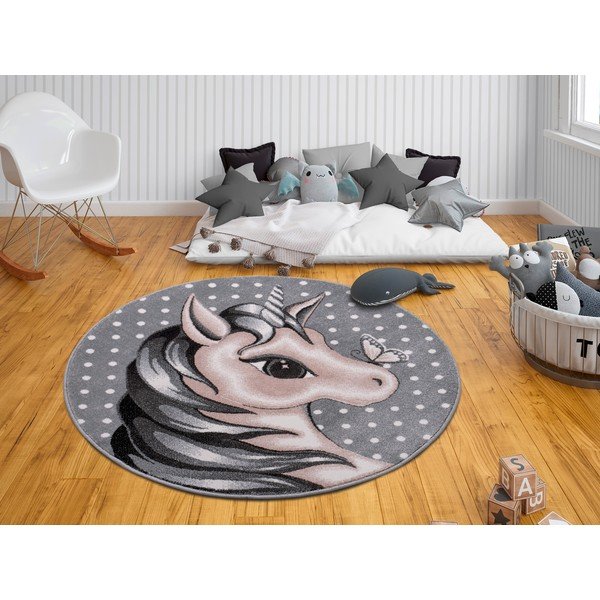 Hall lastevaip ø 133 cm Cute Unicorn - Hanse Home-image-1