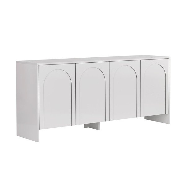 Valge kummut 180x80x45 cm Arlen  - Kalune Design