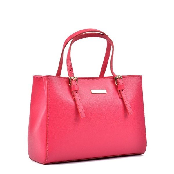 Fuchsiová kožená kabelka Isabella Rhea Marta Fuscia-image-2