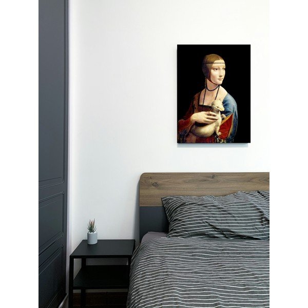 Maal - reproduktsioon 50x70 cm Lady with an Ermine, Leonardo Da Vinci - Fedkolor-image-1