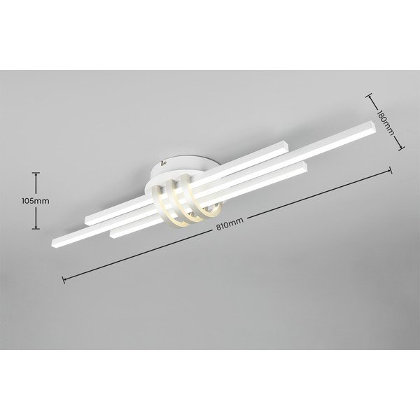 Valge LED laevalgusti 18x81 cm Cinto - Reality-image-4