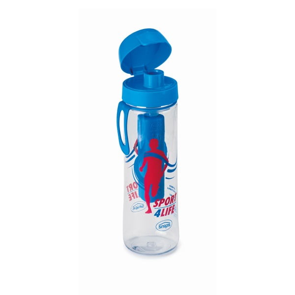 Sinine veepudel koos infusoriga Sport, 750 ml - Snips