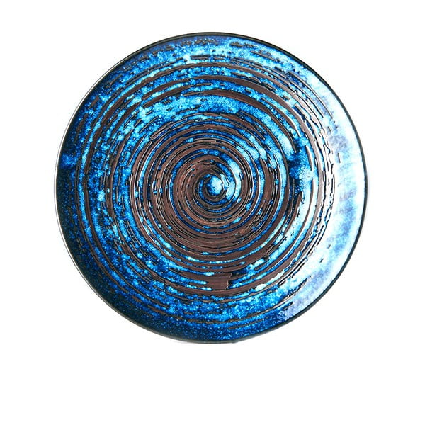 Sinine keraamiline taldrik Swirl, ø 29 cm Copper - MIJ