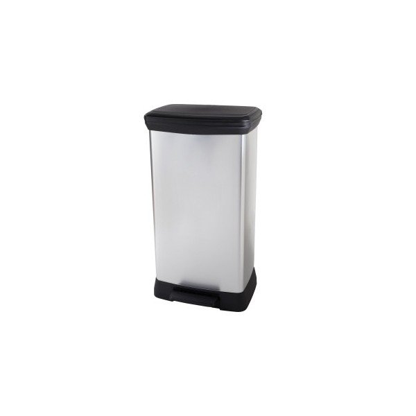 Plastist prügikast sorteeritud jäätmete jaoks/pedal 23+23 l Deco - Curver-image-1