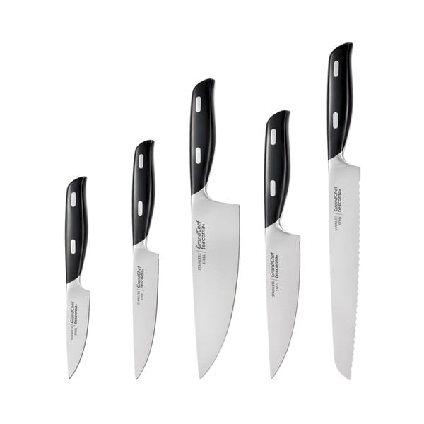 Noakomplekt koos alusega 5tk GrandChef - Tescoma-image-3