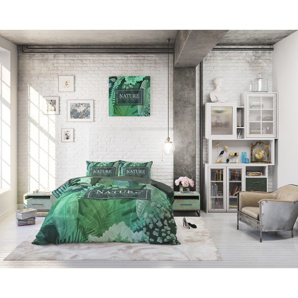 Bavlněné povlečení na jednolůžko Pure Cotton Organic Nature, 140 x 200/220 cm-image-4