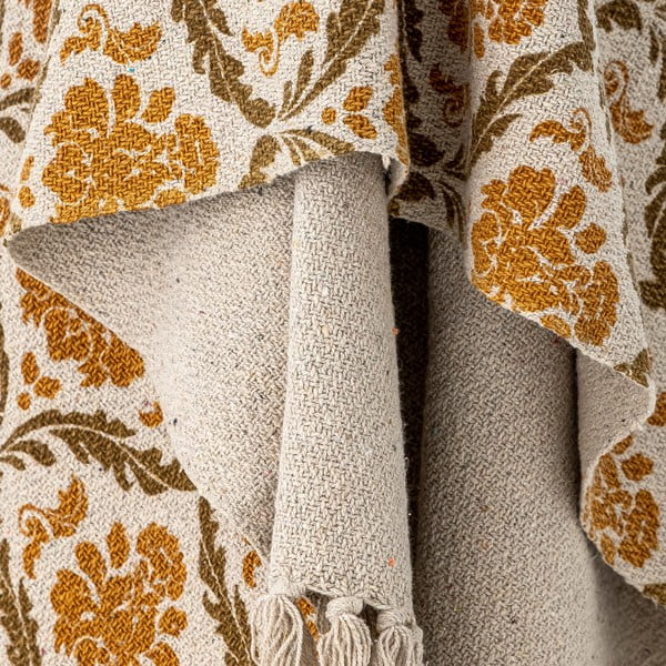 Taaskasutatud puuvillast tekk 130x160 cm Hanny - Bloomingville-image-3