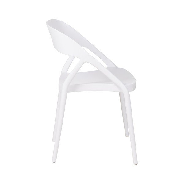 Valged plastikust söögitoolid 2tk komplektis - Ixia-image-4