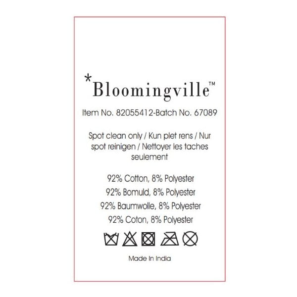 Valge/hall puuvillane vaip 90x150 cm Katie - Bloomingville-image-4