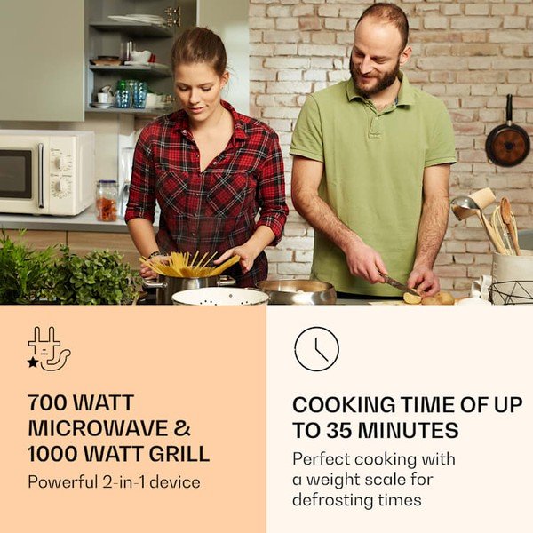 Beež mikrolaineahi Caroline - Klarstein-image-4