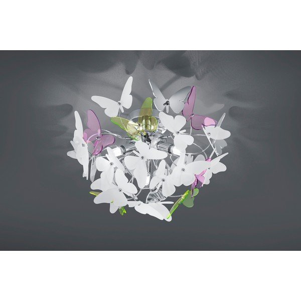 Laste valgusti plastikust varjuga ø 45 cm Butterfly - Reality-image-1