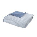 Sinine tepitud voodikate 220x230 cm Stripe - Catherine Lansfield