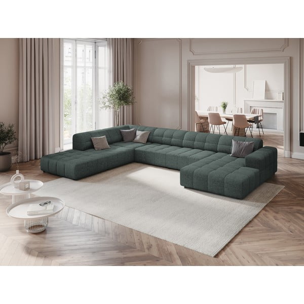 Türkiissinine nurgadiivan (vasak nurk/U) Chicago - Cosmopolitan Design-image-1