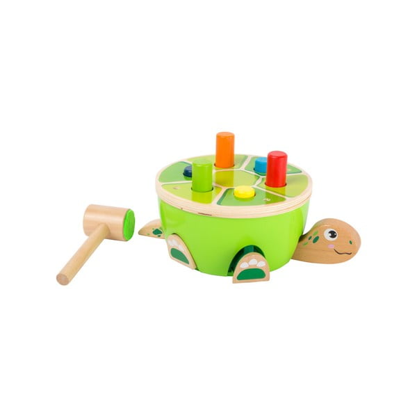 Turtle Hammering Baby Hammer - Legler-image-1