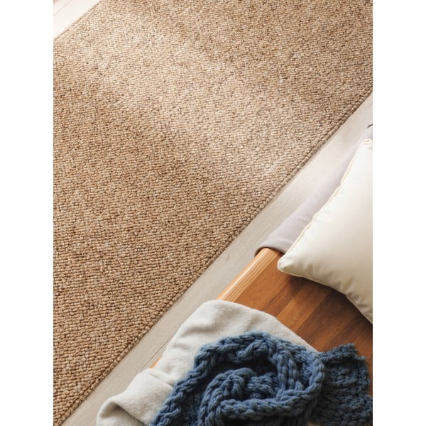 Helepruun pestav vaip 80x240 cm Rocco Caramel - Elle Decoration-image-3