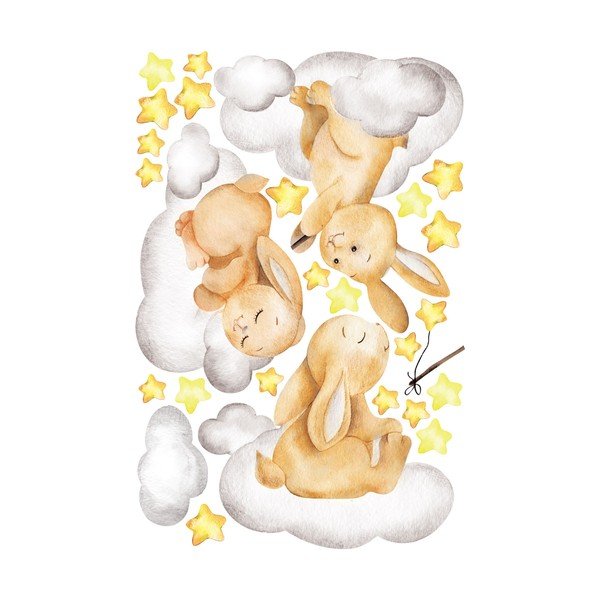 Laste seinakleebised Rabbits Magic - Ambiance-image-2