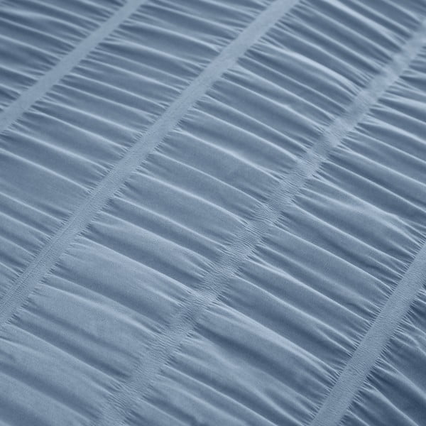 Sinine krepp voodipesu üheinimesevoodile 135x200 cm Seersucker - Catherine Lansfield-image-4