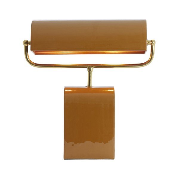 Oranž metallist laualamp (kõrgus 38 cm) Cardona - Light & Living-image-1
