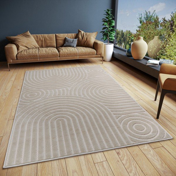 Kreem vaip 57x90 cm Iconic Wave - Hanse Home-image-1