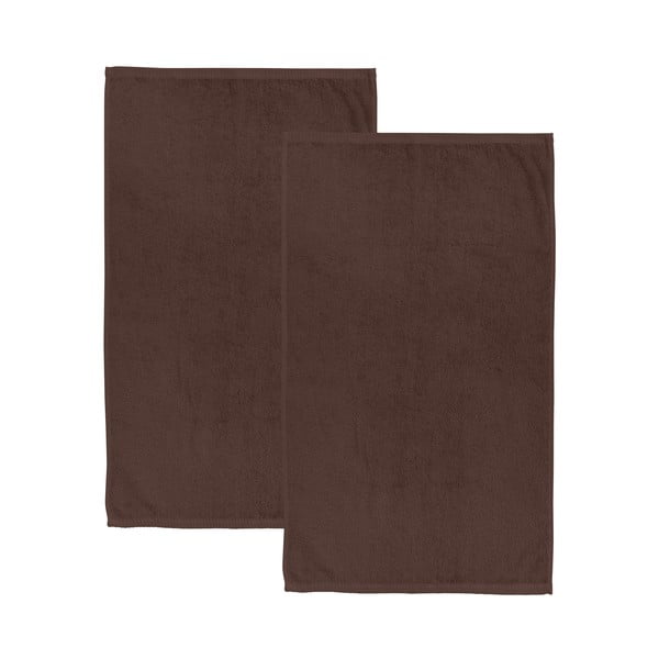 Pruunid kiiresti kuivavad froteerätikud 2tk komplektis 90x140 cm Quick Dry - Catherine Lansfield