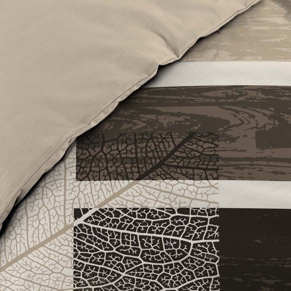 Pruun puuvillane voodipesu kahekohalisele voodile 200x200 cm So Natural - douceur d'intérieur-image-3