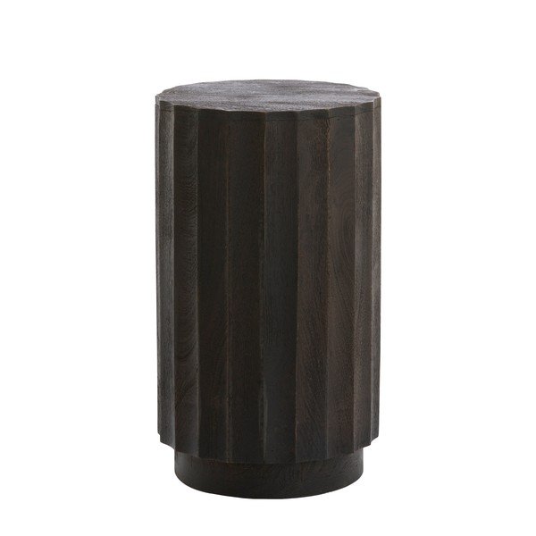 Ümmargune mangopuidust abilaud ø 35 cm Ellena - Light & Living