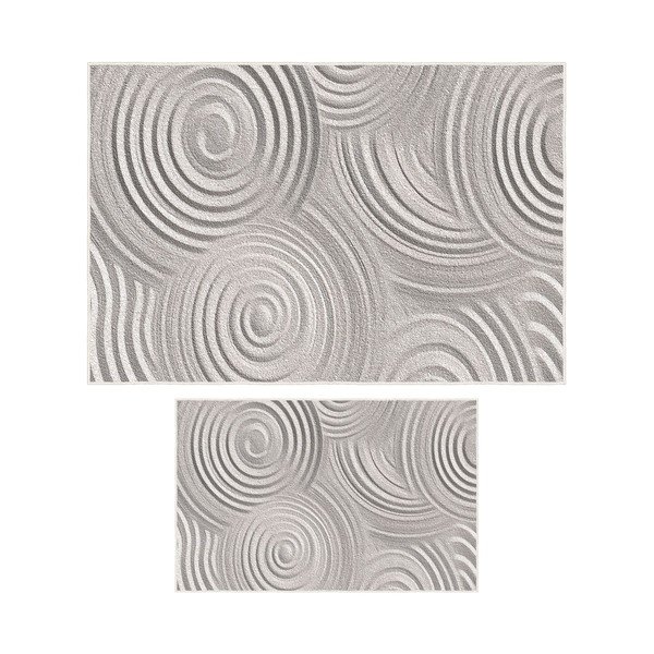 Helehallid vannitoamatid komplektis 2 tükki 60x100 cm - Foutastic