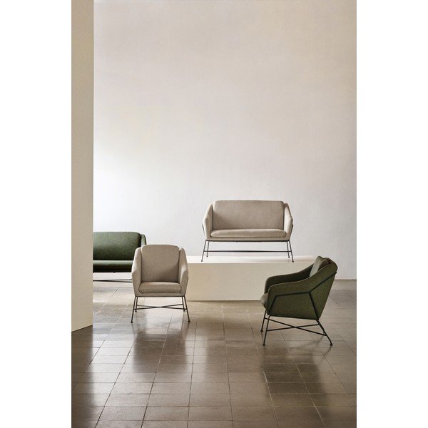 Roheline diivan 128 cm Brida - Kave Home-image-3