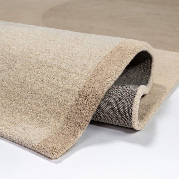 Käsitsi kootud villane vaip naturaalses värvitoonis 200x290 cm Lozenge - Flair Rugs-image-2