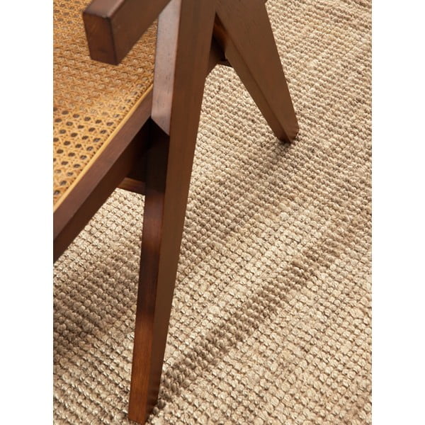 Kreem džuudist ümmargune vaip ø 200 cm Bouclé Jaipur - Hanse Home-image-4