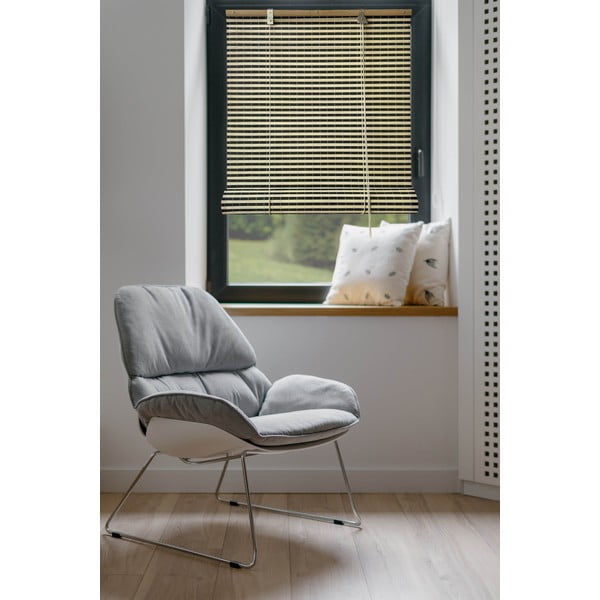 Must bambusest ruloo 200x160 cm Vela - Gardinia-image-1