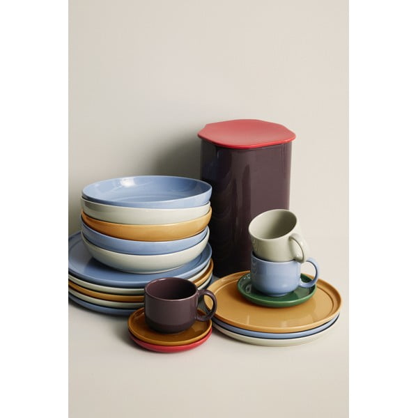 Kreemvalge keraamiline taldrik ø 28 cm Amare - Hübsch-image-4