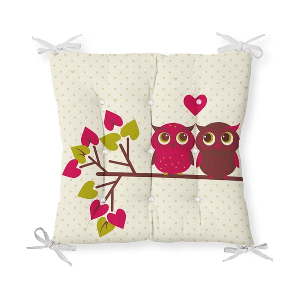 Lovely Owls puuvillasegust istmepadi, 40 x 40 cm - Minimalist Cushion Covers