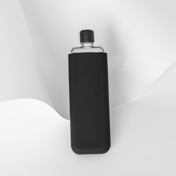 Must silikoonist pudelihülss SLIM Sleeve Slim - Memobottle-image-1