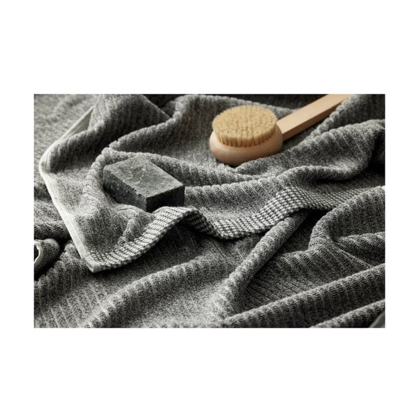 Hall orgaaniline puuvillane rätik 50x100 cm Melange - Södahl-image-2