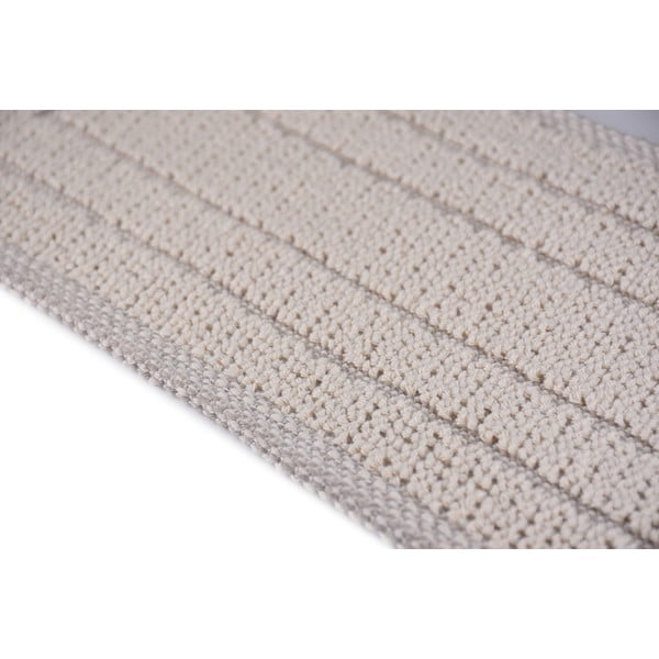 Kreemvalged puuvillased trepiastme vaibad 16 tk 25x65 cm komplektis Tablo Krem - Vitaus-image-1