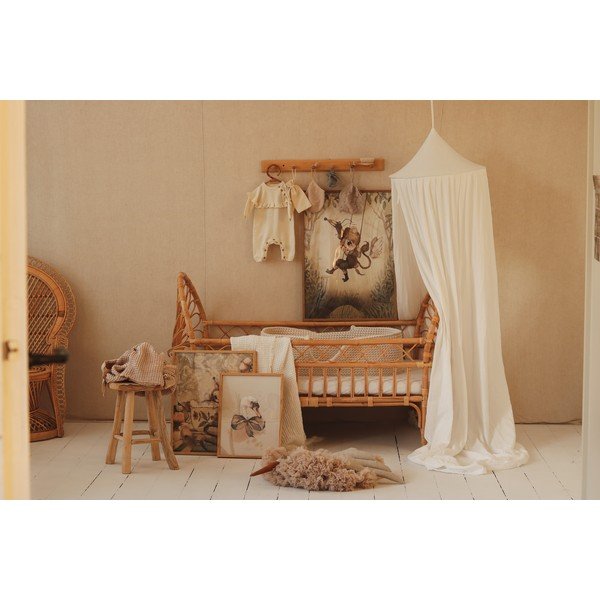 Valge puuvillane varikatus Cream - Moi Mili-image-4