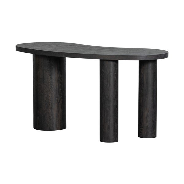 Tumepruun männispoonist konsoollaud 70x150 cm Maan - WOOOD