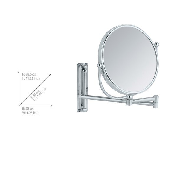 Kosmetické nástěnné zrcadlo Wenko Deluxe-image-1