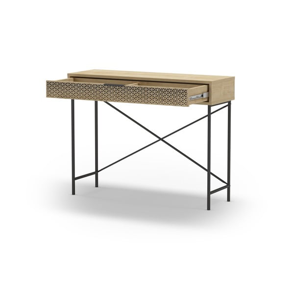 Tammedekooriga konsoollaud  35,5x110 cm Ecrin - Marckeric-image-3