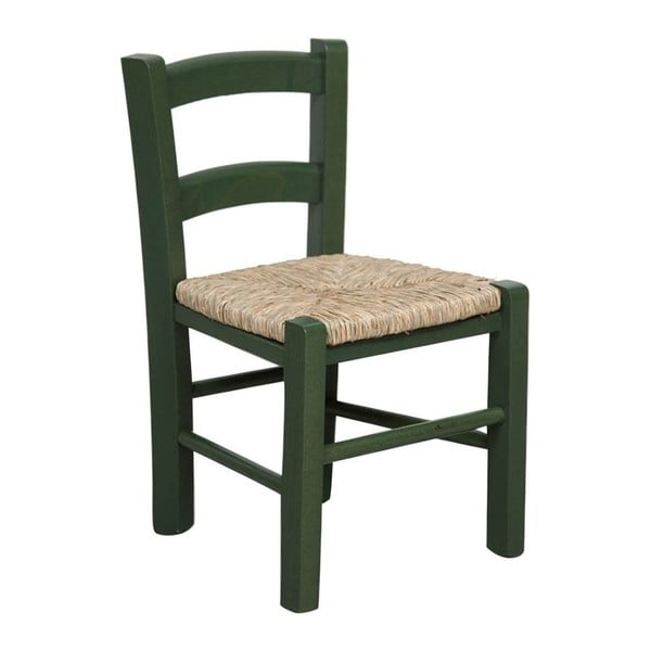 Zelená dětská židlička Alis