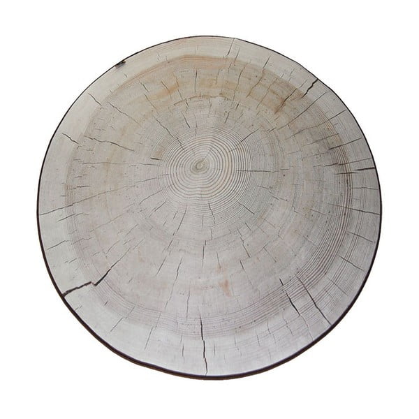 Koberec MeroWings Birch Tree Ring, Ø 138 cm