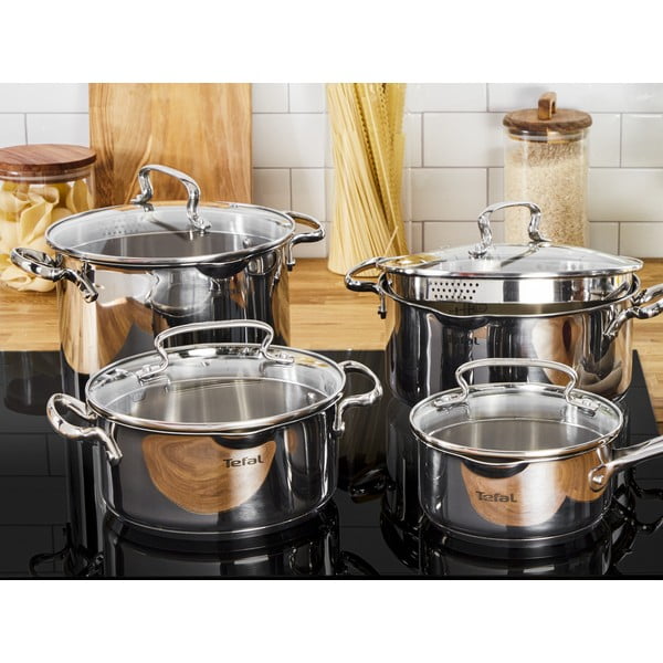 Roostevabast terasest köögitarvete komplekt 10 tk DUETTO+ G719SA55 - Tefal-image-1