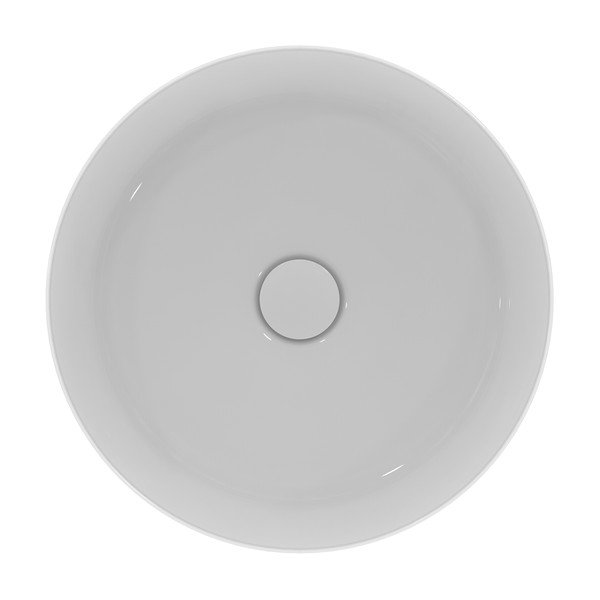Valge keraamiline ümmargune valamu ø 40 cm Ipalyss - Ideal Standard-image-2