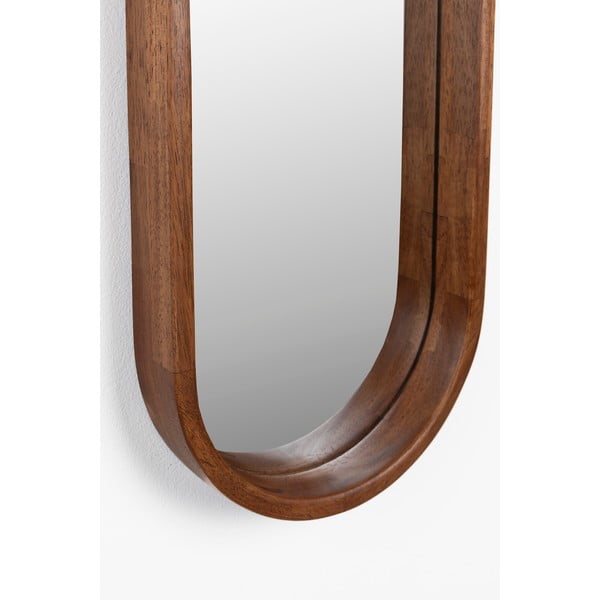 Puidust raamiga seinapeegel 24x120 cm Nyko - White Label-image-2