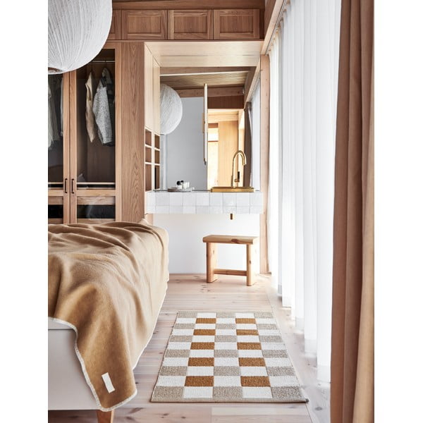 Ookerkollane-beež sise/välisvaip 70x300 cm Pix Vanilla Ochre – Pappelina-image-1